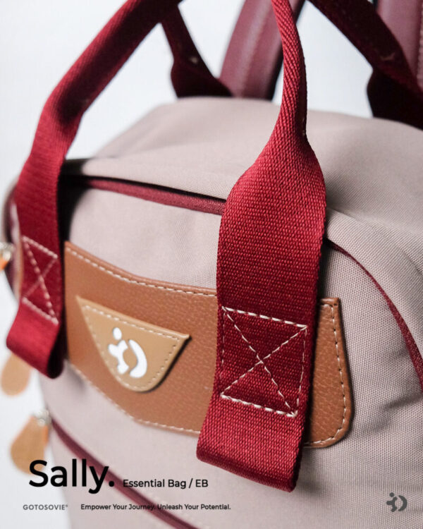 PO SALLY EB 1.0  TAUPE MAROON - Image 9